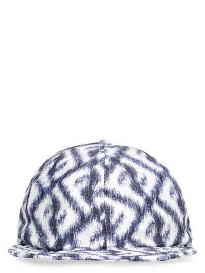 FF Logo Print Silk Ball Cap - FENDI - BALAAN 2