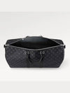 Keepall 55 Bandouliere Monogram Eclipse Duffel Bag Black - LOUIS VUITTON - BALAAN 3