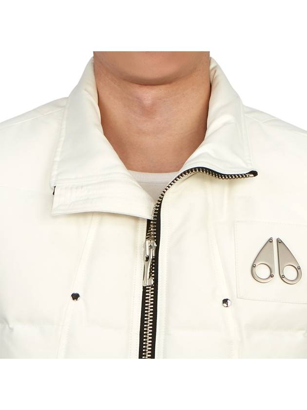 Logo Montreal Padded Vest White - MOOSE KNUCKLES - BALAAN 11