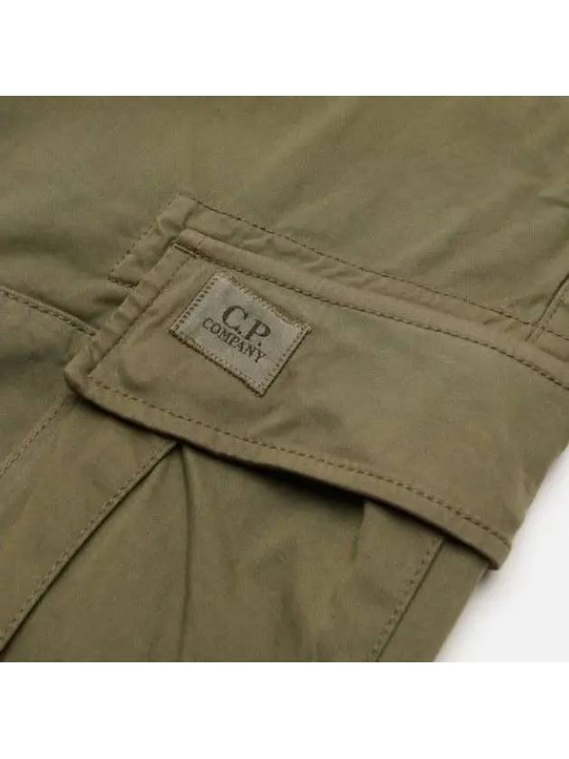 Logo Cargo Straight Pants Khaki - CP COMPANY - BALAAN 5