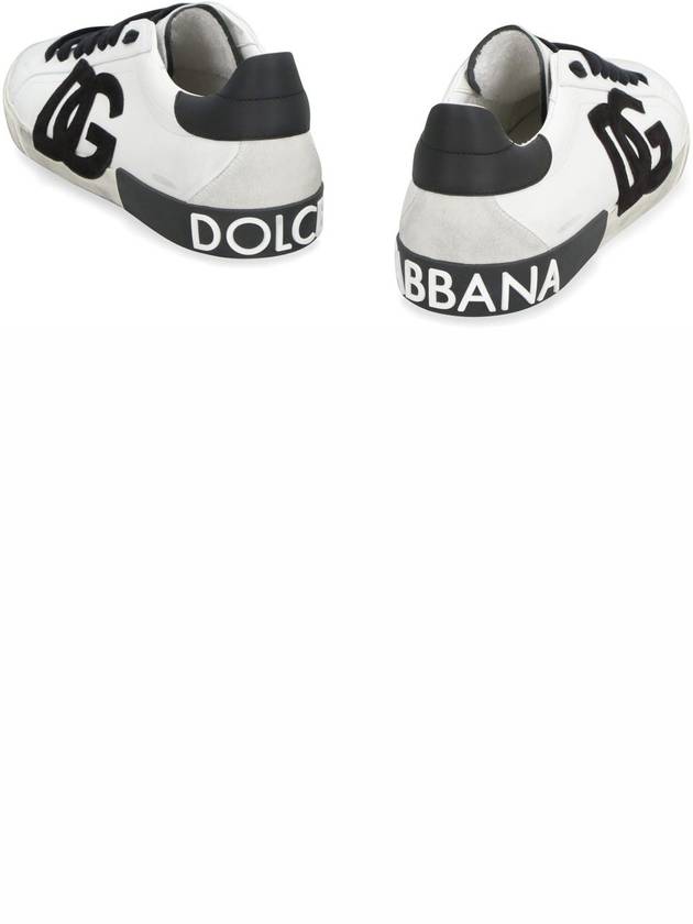 Portofino Vintage Sneakers White Black - DOLCE&GABBANA - BALAAN 5