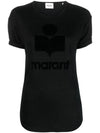 Short Sleeve T Shirt TS0004FA A1N09E 01BK Black - ISABEL MARANT - BALAAN 1