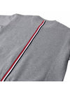 Center Back Stripe Crewneck Sweatshirt Light Grey - THOM BROWNE - BALAAN 10