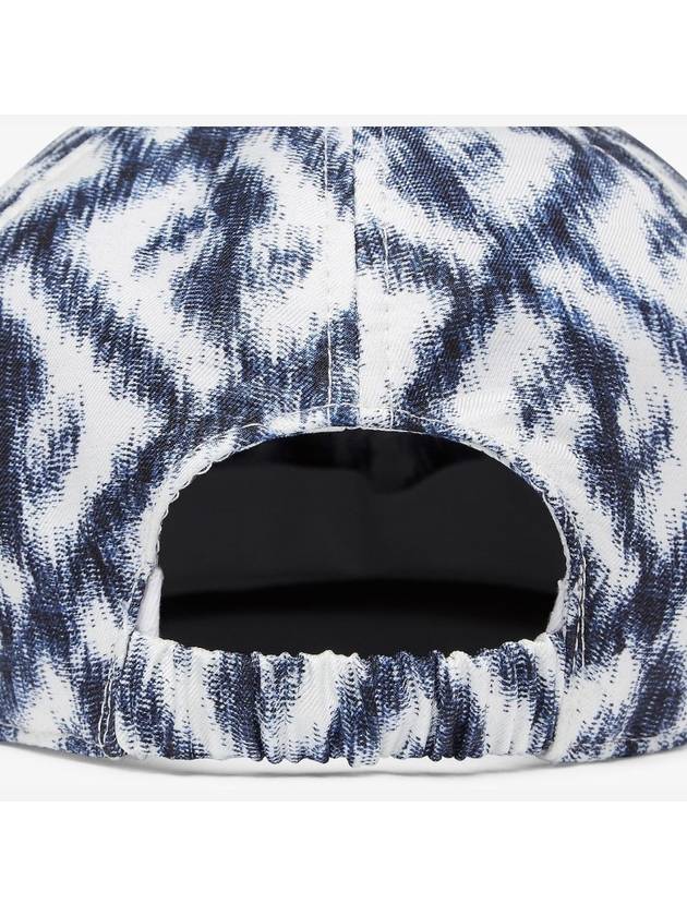 FF Logo Print Silk Ball Cap - FENDI - BALAAN 3