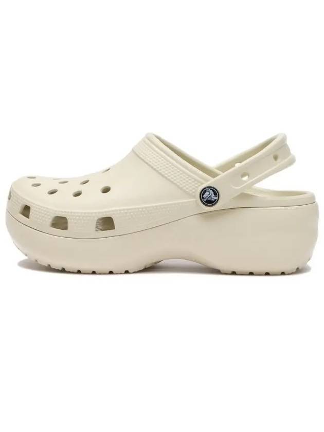 Classic Platform Clog Sandals Beige - CROCS - BALAAN 1