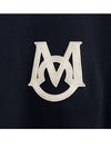 Logo Patch Monogram Cotton Short Sleeve T-Shirt Navy - MONCLER - BALAAN 6