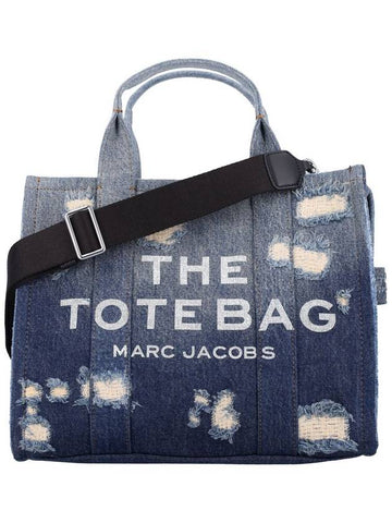 The rip and repair denim medium tote bag - MARC JACOBS - BALAAN 1