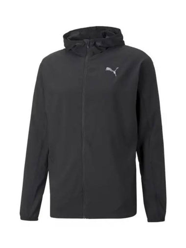 Run PLCD Graphic Woven Track Jacket Black - PUMA - BALAAN 1