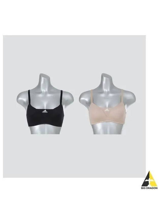 adidas UNDERWEAR 2 Pack Performance AeroReady Essential Bra - ADIDAS - BALAAN 1