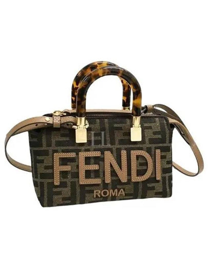 By The Way Monogram Mini Tote Bag Brown - FENDI - BALAAN 2