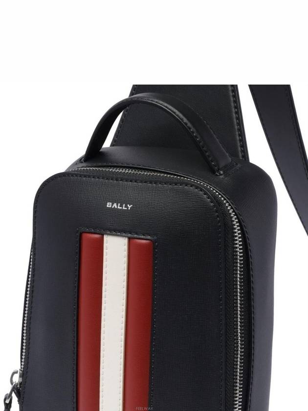 Mythos Sling Cross Bag Red Black - BALLY - BALAAN 3