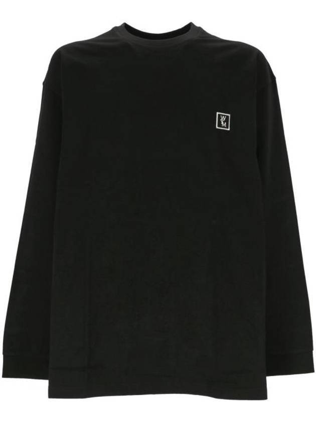 Back Logo Long Sleeve T-Shirt Black - WOOYOUNGMI - BALAAN 1