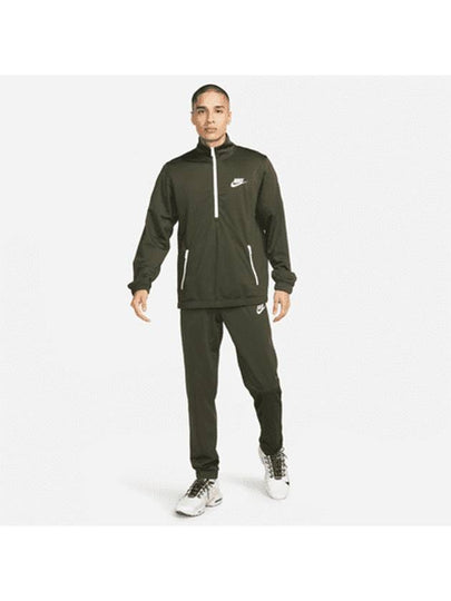 Polyknit Quarter Zip Training Tracksuit Dark Green - NIKE - BALAAN 2