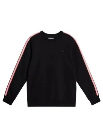 Sneaky Crew Neck Sweatshirt Black - J.LINDEBERG - BALAAN 2