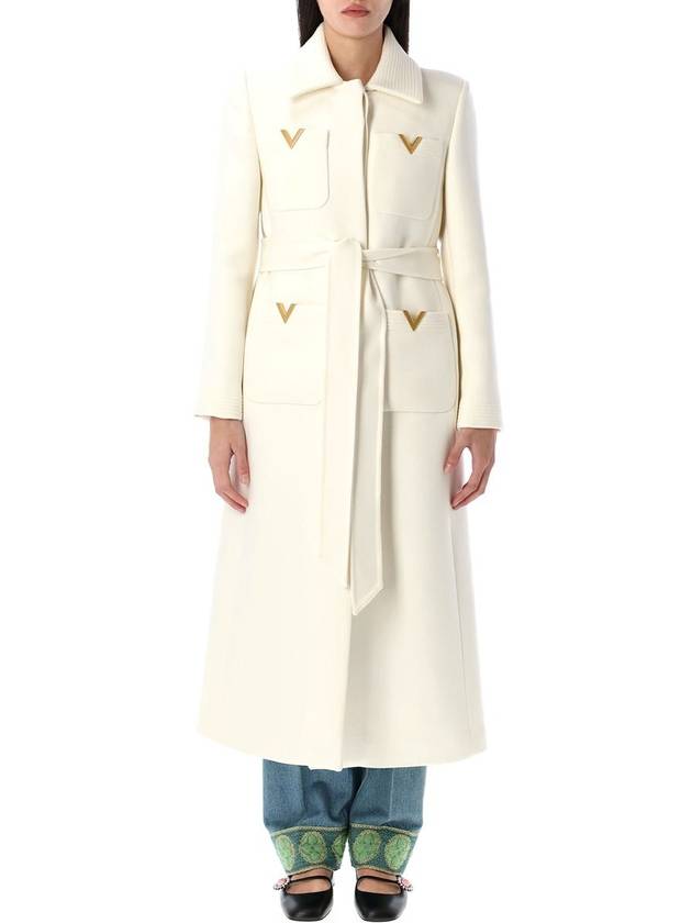 Valentino Garavani Drill Double Coat - VALENTINO - BALAAN 1