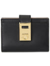 Hug Two-Tone Card Wallet Black - SALVATORE FERRAGAMO - BALAAN 2