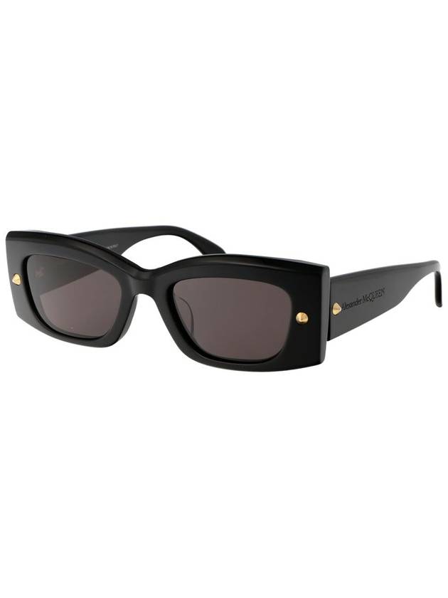 Sunglasses AM0426S 001 001 BLACK BLACK GRAY - ALEXANDER MCQUEEN - BALAAN 3