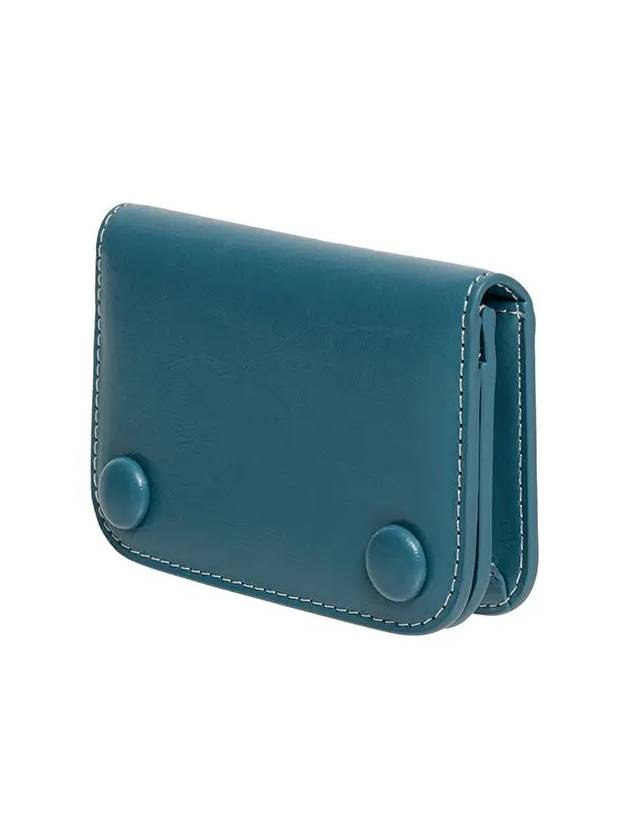 Compact Business Card Card Wallet Dusty Blue - LE MASQUE - BALAAN 4