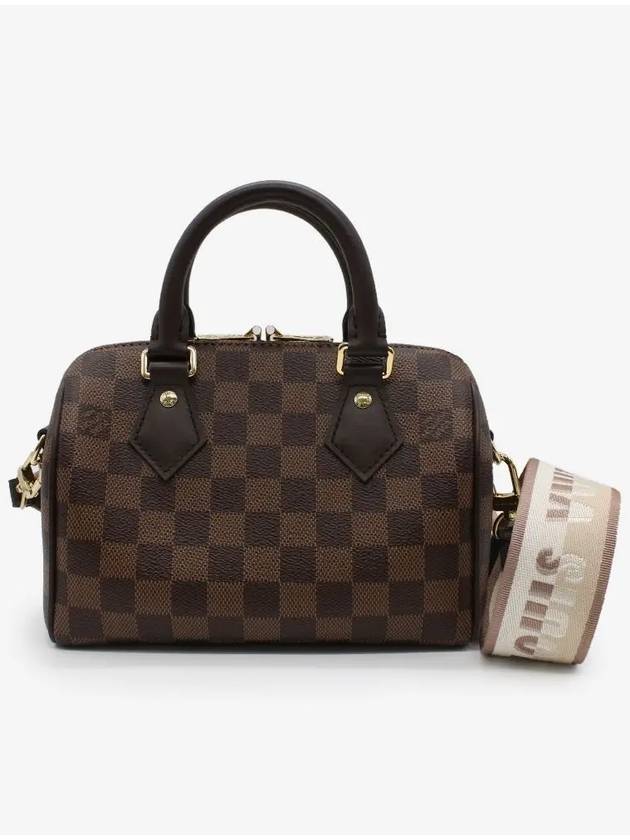 Speedy Bandouliere 20 Damier Tote Bag Brown - LOUIS VUITTON - BALAAN 3