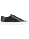 Achilles White Sole Low Top Sneakers Black - COMMON PROJECTS - BALAAN 5