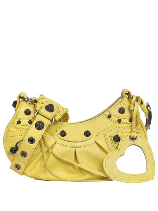 Le Cagole XS Lambskin Shoulder Bag Yellow - BALENCIAGA - BALAAN 2