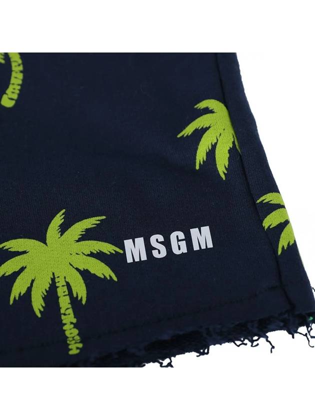 Kids Palm Tree Training Short Pants S4MSJBBE227 060 - MSGM - BALAAN 4