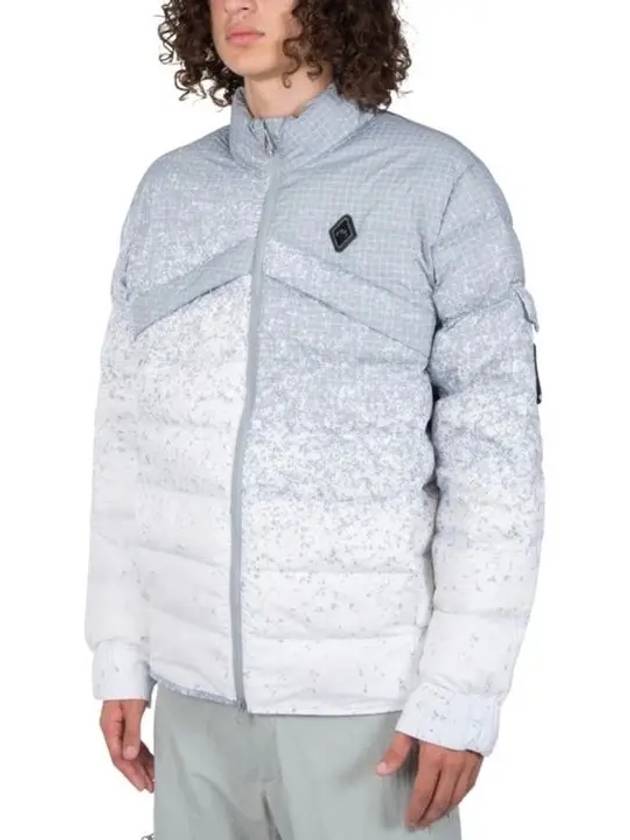 A COLD WALL Light Gray Signature Badge Logo Duck Down Puffer Padded Jumper AC223MJK106I - A-COLD-WALL - BALAAN 2