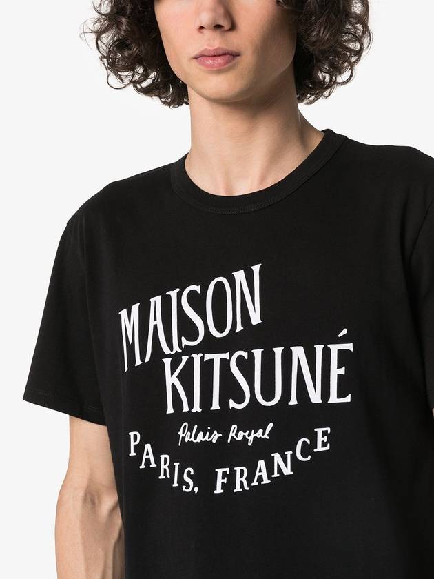 Palais Royal Classic Short Sleeve T-Shirt Black - MAISON KITSUNE - BALAAN 3