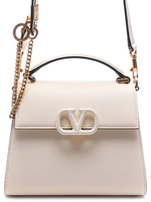 Women s V Logo Tote Bag Ivory 4W2B0G97 KGW 098 - VALENTINO - BALAAN 3