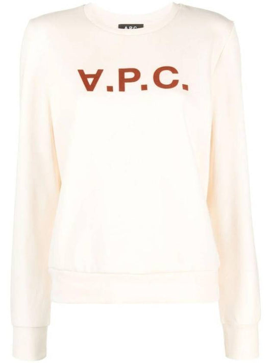 VPC Logo Sweatshirt Offwhite - A.P.C. - BALAAN 1