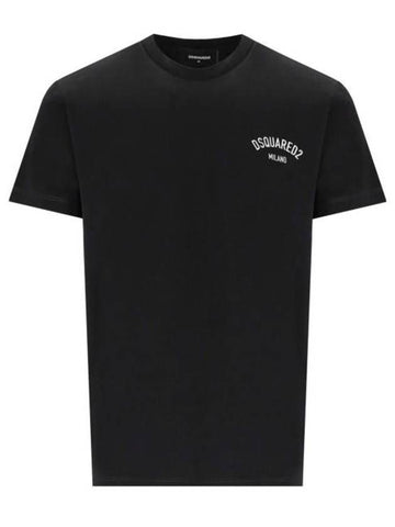 Short Sleeve T Shirt S71GD1392 D20020 900 Black - DSQUARED2 - BALAAN 1