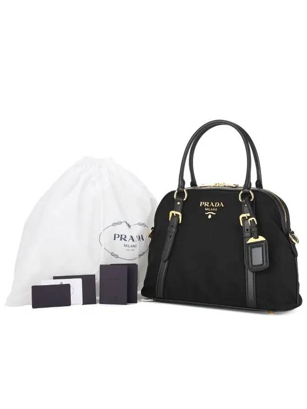 Pocono Saffiano Tote Bag Black - PRADA - BALAAN 5