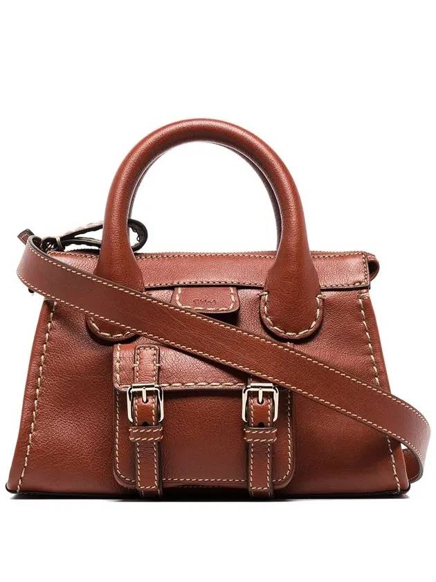 Edith Mini Shoulder Tote Bag Brown - CHLOE - BALAAN 1