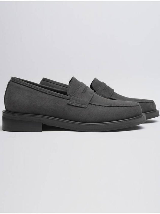 Dylan suede penny loafer SMG - FLAP'F - BALAAN 1