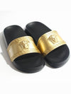 Greca Medusa Band Slide Slippers Gold - VERSACE - BALAAN 3