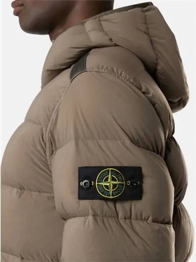 Seamless Tunnel Nylon Down Padding Brown - STONE ISLAND - BALAAN 4