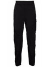 Men's Lens Wappen Chrome R Straight Pants Black - CP COMPANY - BALAAN 2