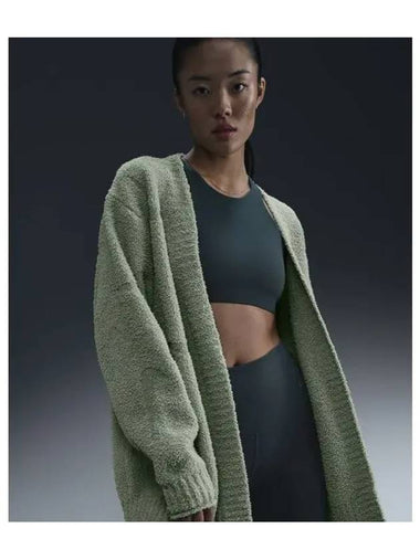 Sportswear Phoenix Cozy Boucle Oversized Knit Cardigan Jade Horizon - NIKE - BALAAN 1