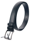 Plain Leather Belt Black - BOTTEGA VENETA - BALAAN 2