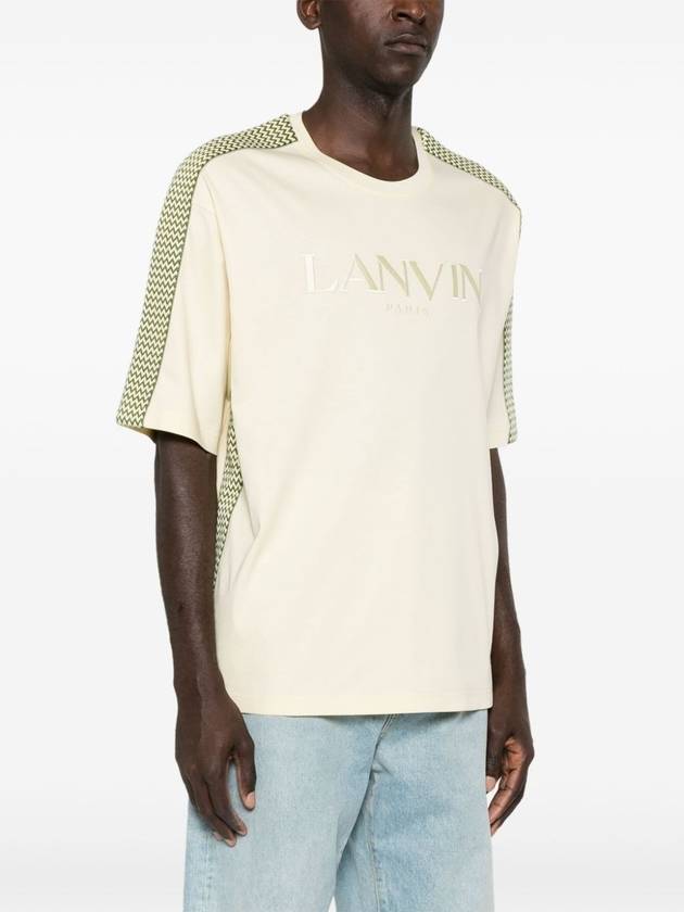 LANVIN T-SHIRT BRODÉ LANVIN SIDE CURB - LANVIN - BALAAN 3