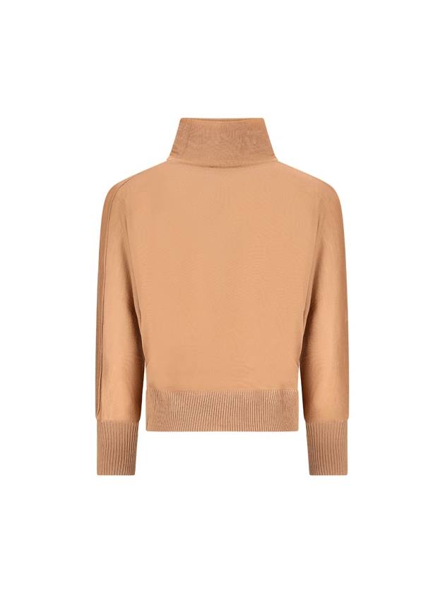 Women's Talea Virgin Wool Turtleneck Brown - MAX MARA - BALAAN 3