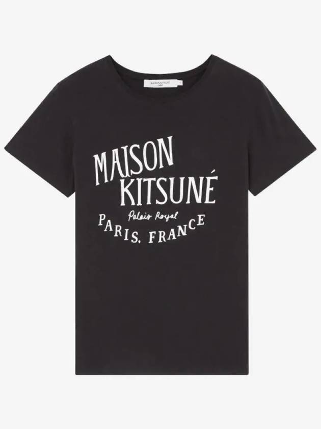 TEE SHIRT PALAIS ROYAL Palais Royal short sleeve tshirt AW00100KJ0005 BK - MAISON KITSUNE - BALAAN 1