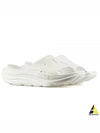 Ora Recovery Slide 3 Slippers White - HOKA ONE ONE - BALAAN 2