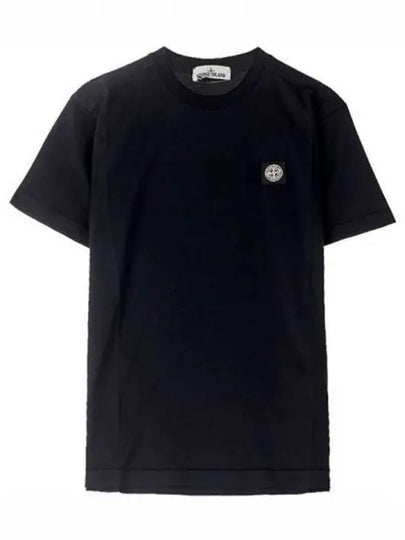 Men's Waffen Logo Patch Short Sleeve T-Shirt Navy - STONE ISLAND - BALAAN 2