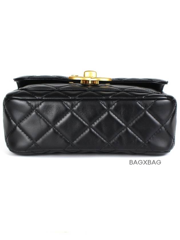 CH Season Pocket Shoulder Bag Black Gold CH42BG055 - CHANEL - BALAAN 4