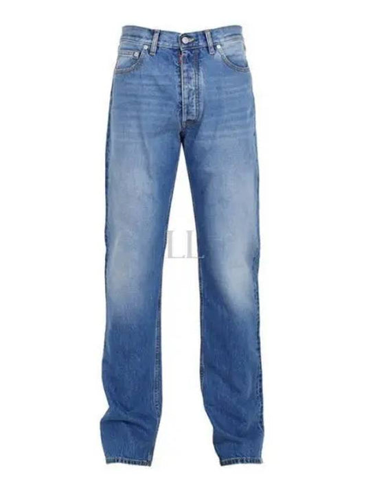 Back Stitch 5 Pocket Straight Jeans Medium Wash - MAISON MARGIELA - BALAAN 2