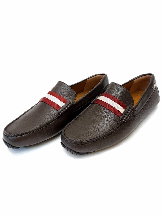 Pearce Leather Loafer Brown - BALLY - BALAAN 3