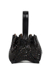 Rose Marie 16 Punching Bucket Bag Black - ALAIA - BALAAN 2