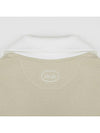 Drew Color Scheme Yokoeri Half Zip Up Sweatshirt DF41LT01BEIGE - DRUH GOLF - BALAAN 5