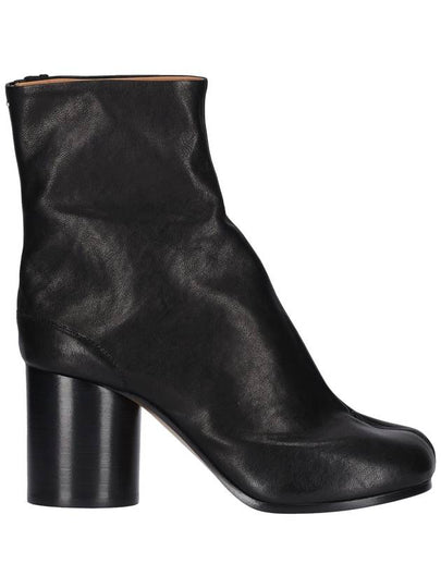 Tabi Ankle Leather Middle Boots Black - MAISON MARGIELA - BALAAN 2